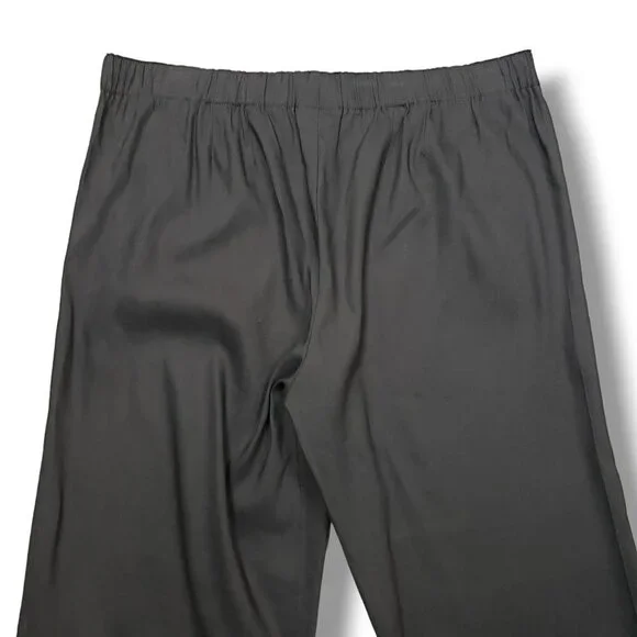 J Jill Linen Stretch Pants Womens 14 Petite Gray High Rise Trouser Pull On - Picture 5 of 10